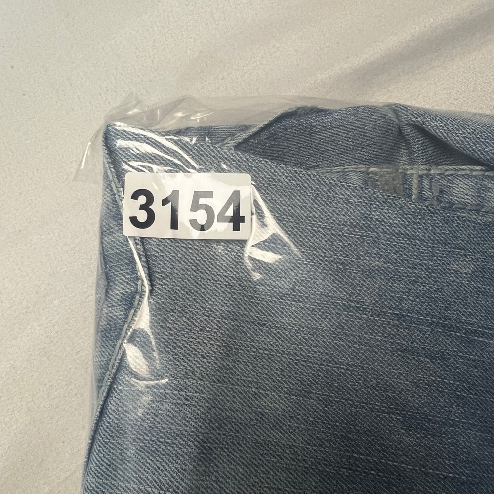 Seven7 Boot Fit Y2K Jeans Light White Wash Preppy Classic Western 38x33 Measured - Picture 10 of 11